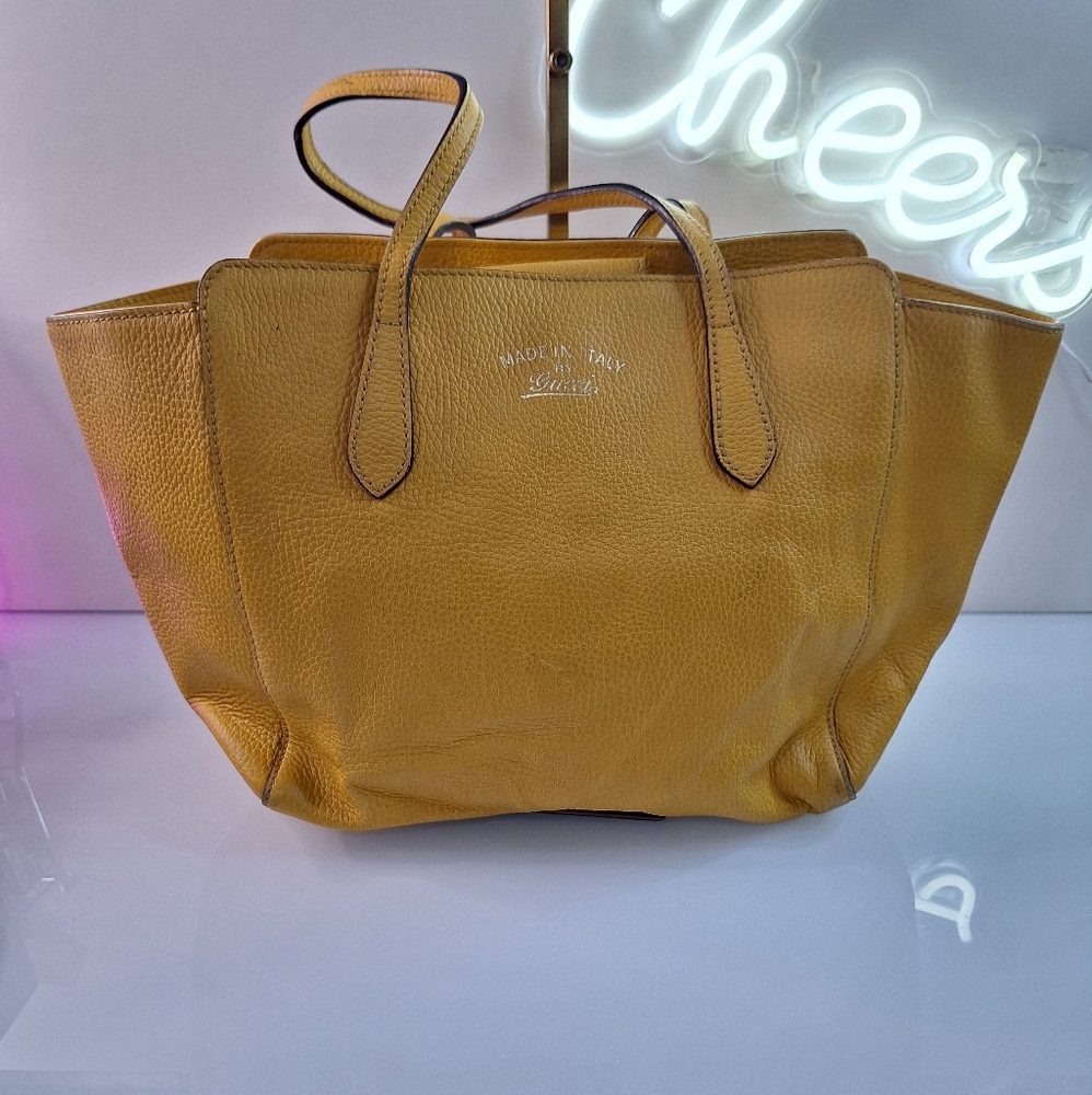 Gucci swing Leather Tote Bag